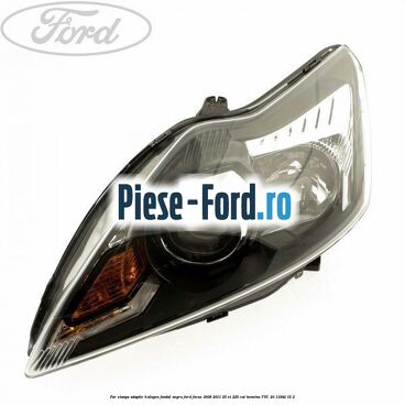 Far stanga adaptiv halogen fundal negru Ford Focus 2008-2011 2.5 ST 225 cai #A836634A40